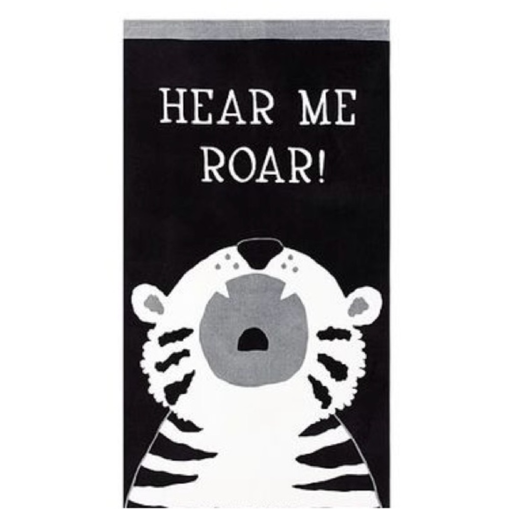 Pottery Barn Kids Beach Towel “HEAR ME ROAR” Tiger